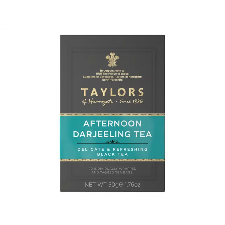 Taylors of Harrogate Afternoon Darjeeling musta pussitee 20ps