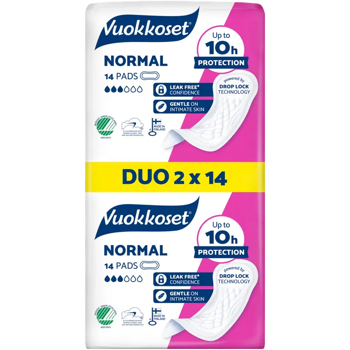Vuokkoset Normal Duo ohutside 2x14 kpl
