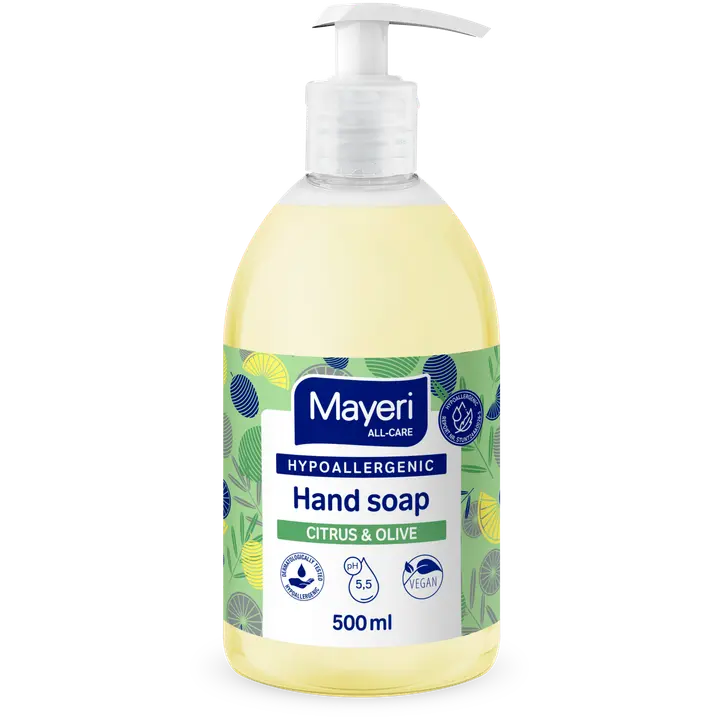 Mayeri vedelseep Mayeri All-Care Citrus&Olive hüpoallergeenne 500ml