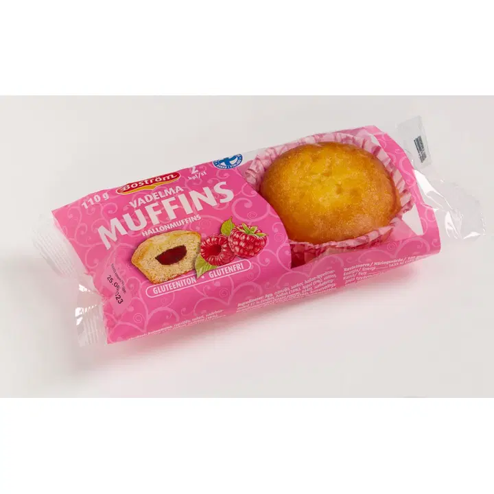 Boström Gluteeniton Vadelmamuffins 2 kpl 110 g