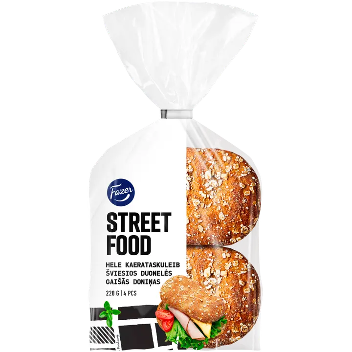 Fazer Street Food Hele Kaerataskuleib 220 G