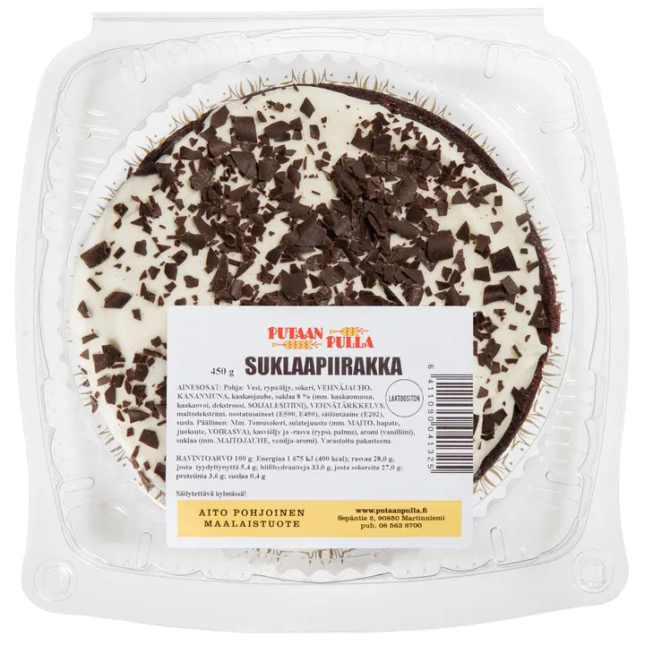 PutaanPulla Suklaapiirakka 450g suklaapiirakka