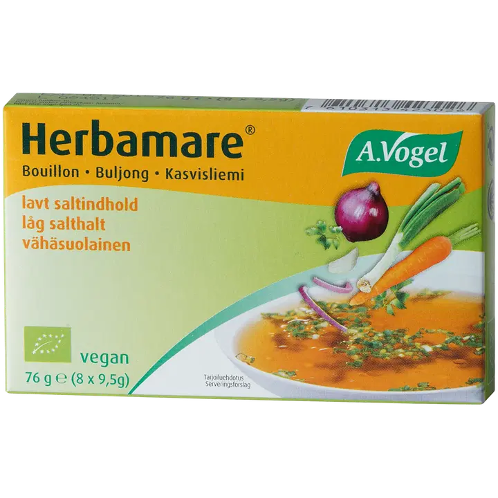 Herbamare® Kasvisliemikuutio 8x9,5g vähäsuolainen