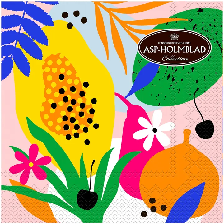 ASP Lautasliina iloiset kesähedelmät 33cm