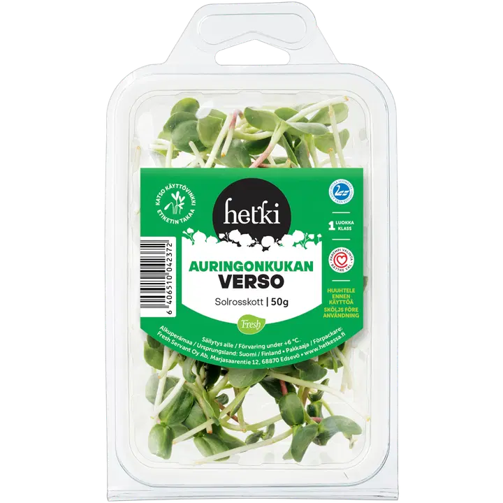 Fresh Hetki Auringonkukanverso 50g