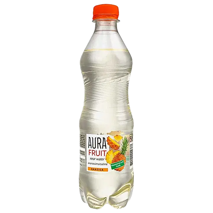 Aura Fruit Ananassimaitseline vesi 500 ml