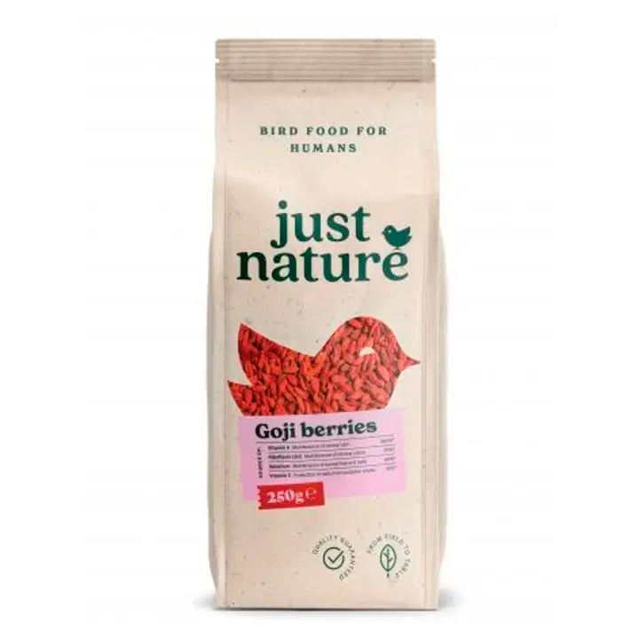 Just Nature goji marjad kuivatatud 250g