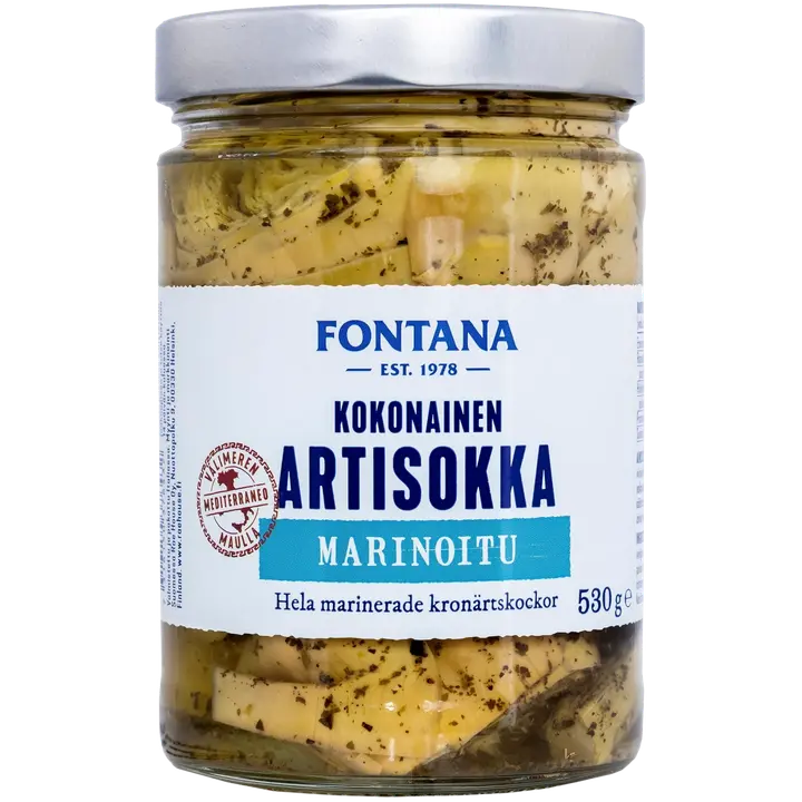 Fontana Artisokka 530g Kokonainen ja Marinoitu