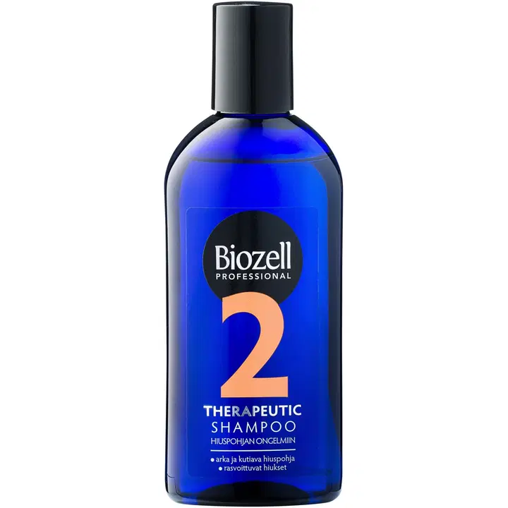 Biozell Professional Therapeutic Shampoo rasvoittuvat hiukset ja arka kutiava hiuspohja 200ml