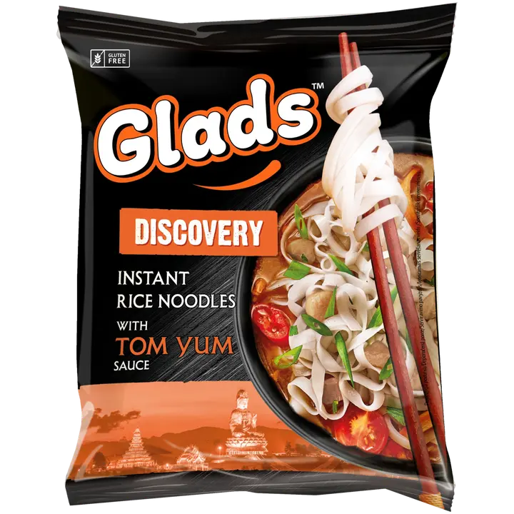 Glads Discovery Riisinuudeli Tom Yum kastikkeella 65 g
