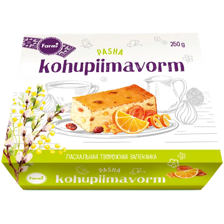 Farmi Pasha kohupiimavorm, 250g