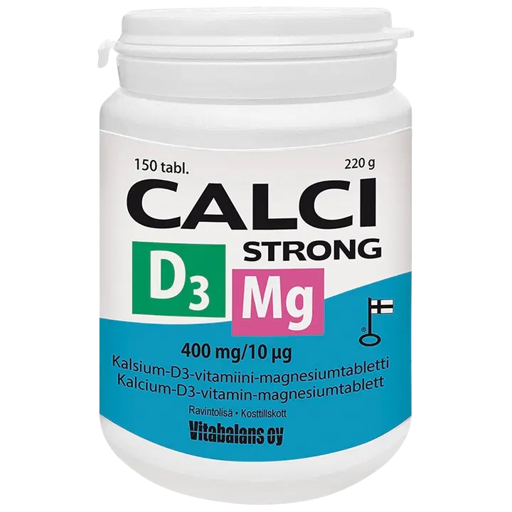 Calci Strong D3+Mg 150 tabl