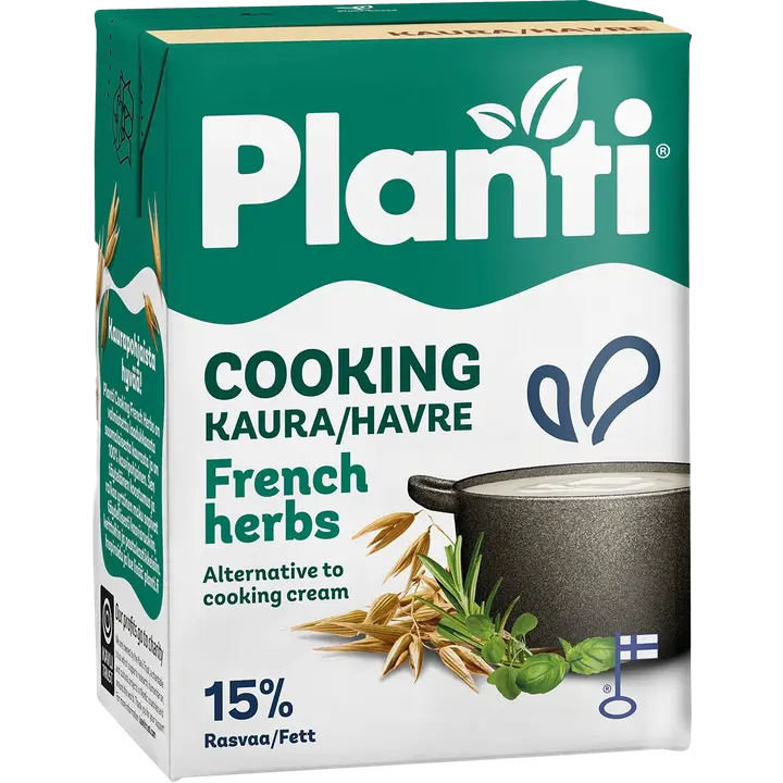 Planti Cooking ranskan yrtit kaurapohjainen ruoanlaittovalmiste 15% rasvaa 2dl