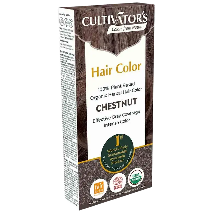 Cultivators Hair Color Kasviväri Chestnut 100g