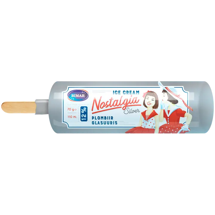 Nostalgia Silver vanilliplombiir, 110ml/70g