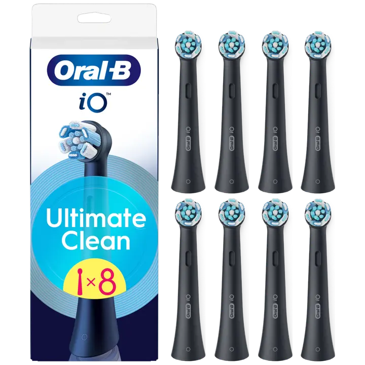 Oral-B iO Ultimate Clean Black vaihtoharja 8kpl