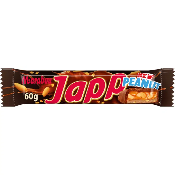 Marabou Japp maapähklitega šokolaadibatoon 60g