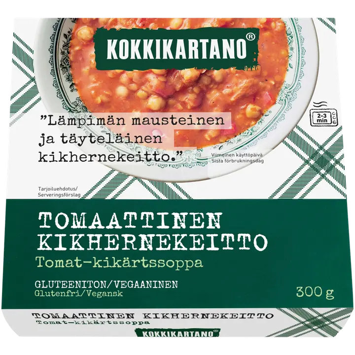 Kokkikartano Tomaattinen kikhernekeitto 300g