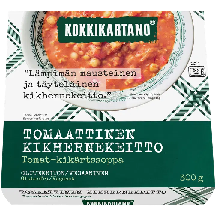 Kokkikartano Tomaattinen kikhernekeitto 300g