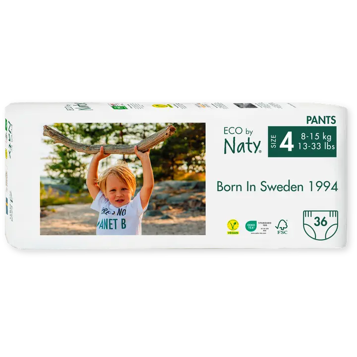 Naty Nature püksmähkmed Babycare Maxi 4, 8-15 kg, 36 tk