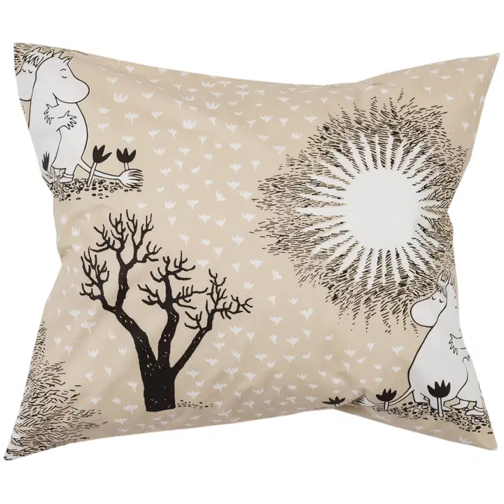 Moomin Arabia Muumi tyynyliina 50x60cm Rakkaus bg GOTS