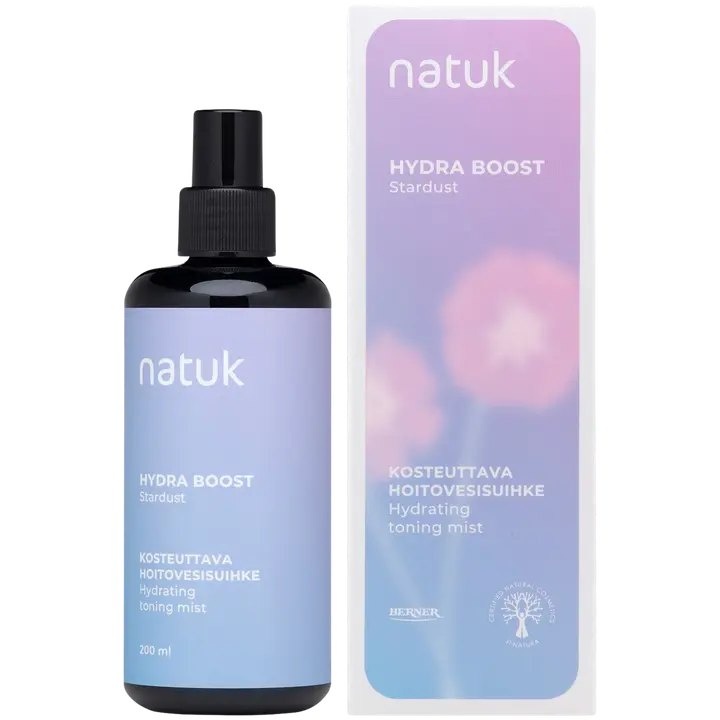 Natuk Hydra Boost 200ml Kosteuttava hoitovesisuihke