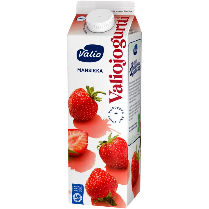 Valiojogurtti® 1 kg mansikka laktoositon