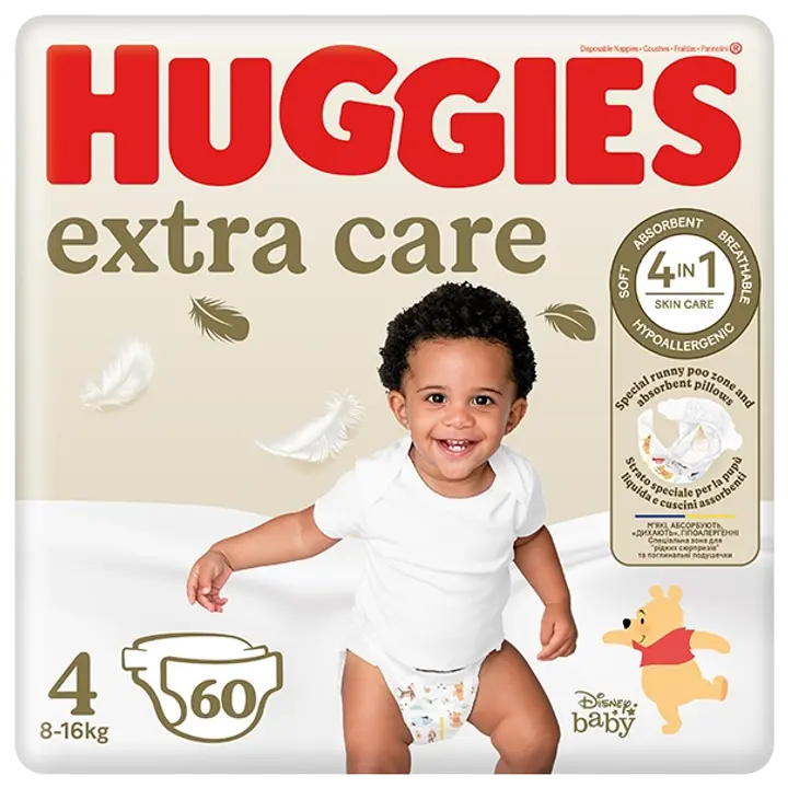 Huggies mähkmed extra care 4 8-14kg 60tk