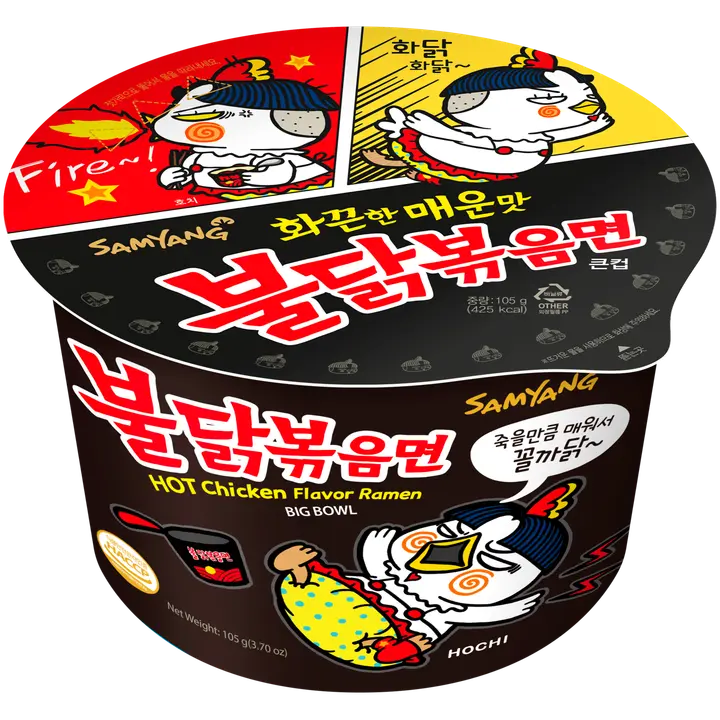 Samyang Buldak Ramen Hot Chicken Big Bowl Original 105g