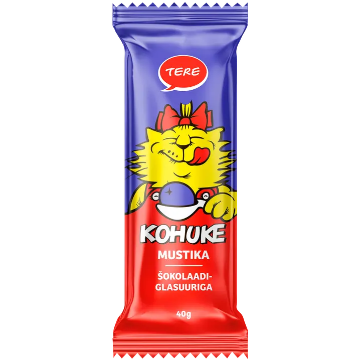 Tere Kohuke mustika šokolaadiglasuuriga, 40 g