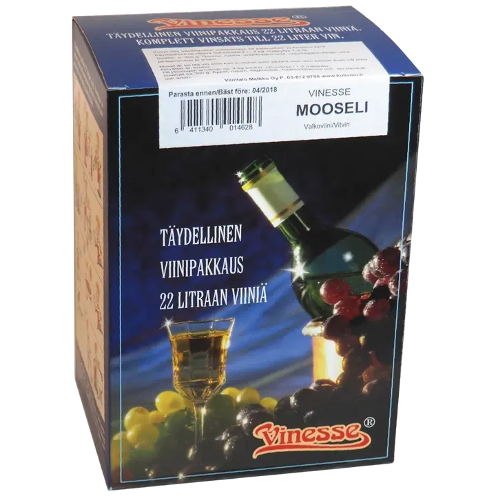 VINESSE Mooseli Viiniainespakkaus 22 litralle valkoviiniä