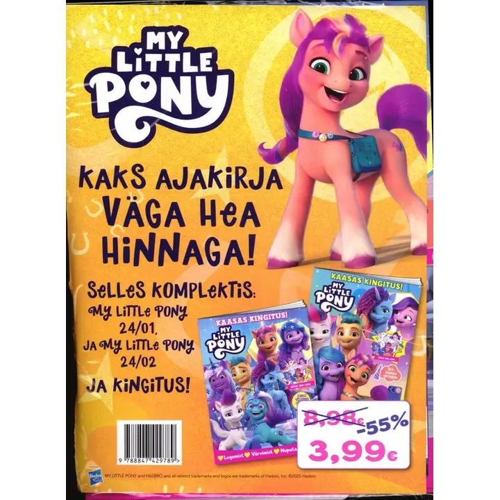 My Little Pony ajakirjade komplekt