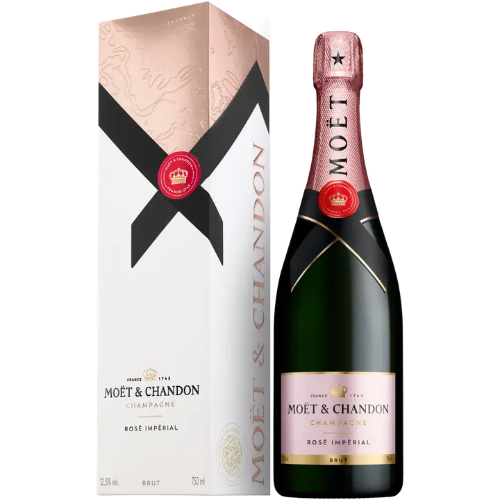 Moet&Chandon Brut Imperial Rose Champagne KPN kvaliteetvahuvein 12%vol 750ml