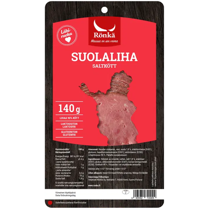 Rönkä Suolaliha 140g siivu