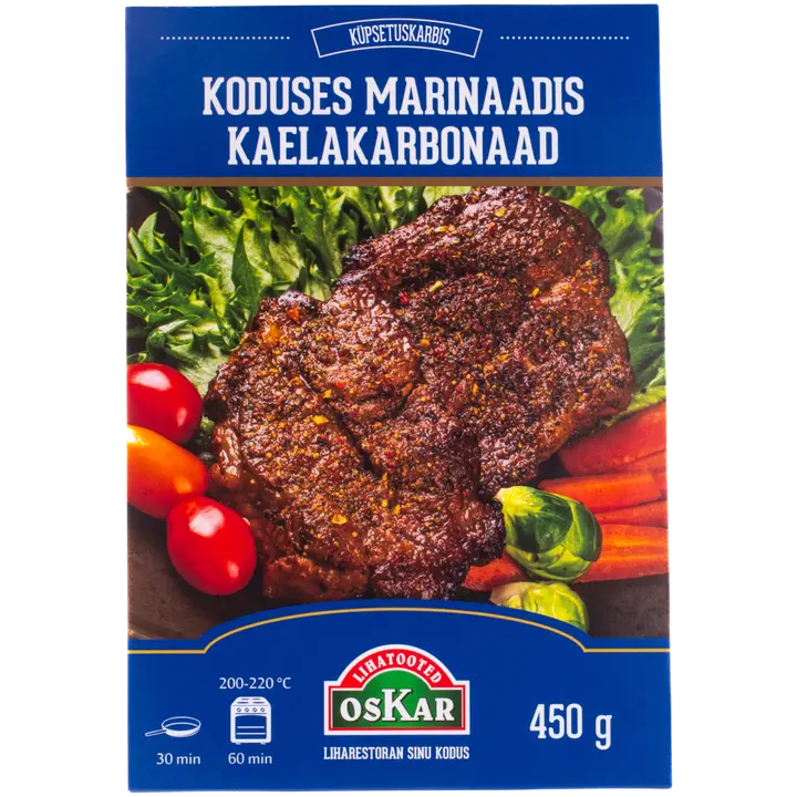 Oskar Koduses Marinaadis Kaelakarbonaad 450G