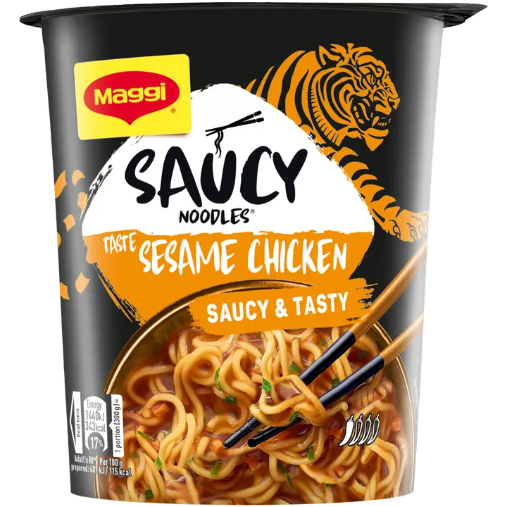 Maggi Saucy Noodles 75g Sesame Chicken