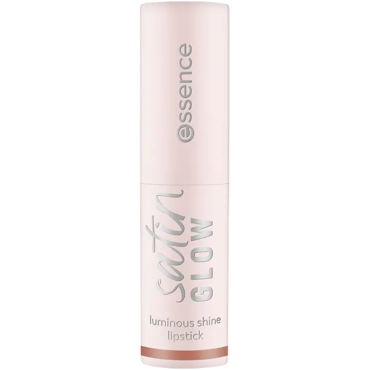 essence satin GLOW luminous shine lipstick 01 Whole Latte Love 3.5 g