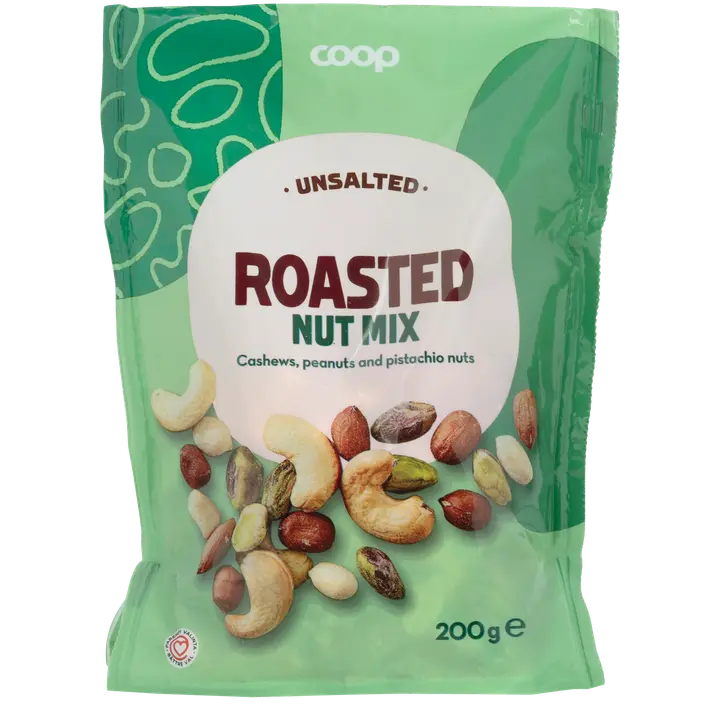 Coop india pähkli-maapähkli-pistaatsia segu 200g