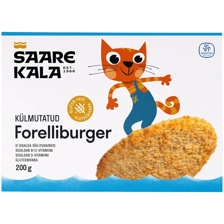 Forelliburger 200g, külmutatud