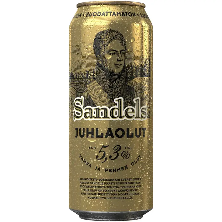 Sandels Juhlaolut Suodattamaton 5,3 % 0,5 l tlk