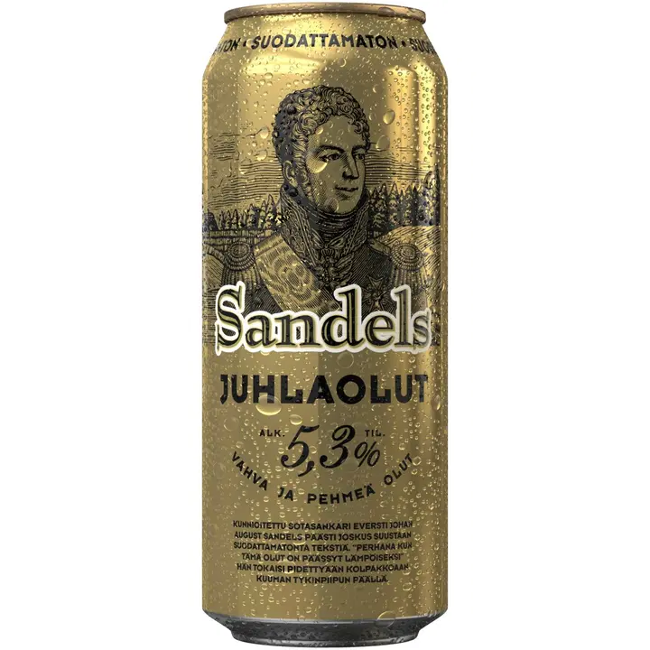 Sandels Juhlaolut Suodattamaton 5,3 % 0,5 l tlk