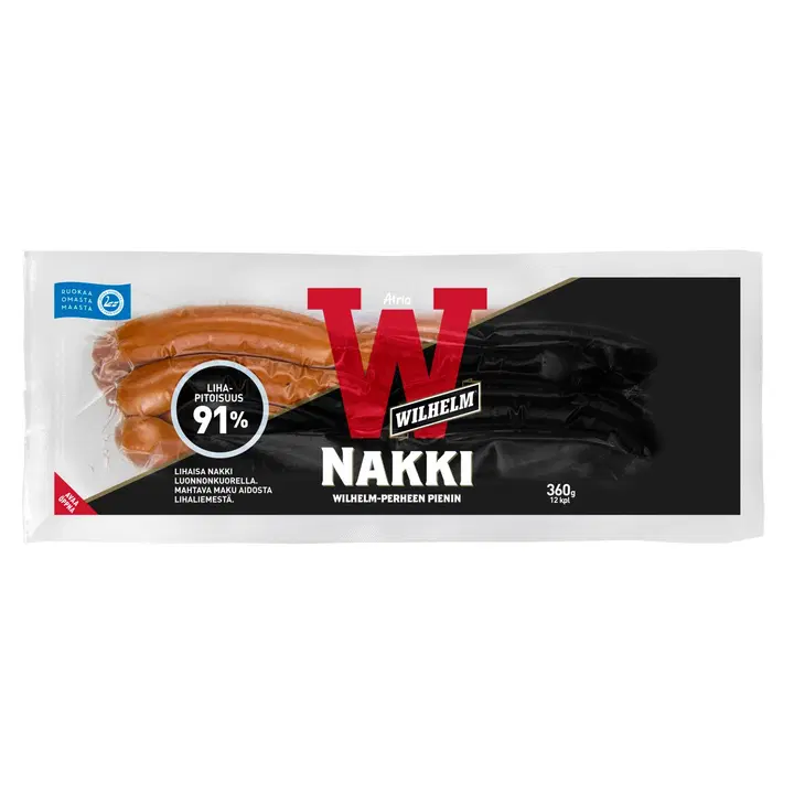 Atria Wilhelm Luonnonkuorinakki 360g