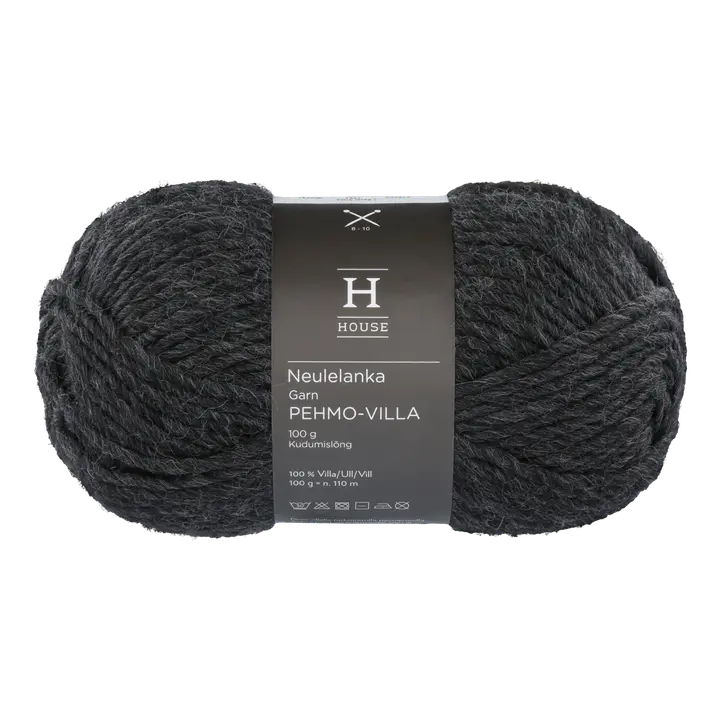 House neulelanka Pehmovilla 112706 100 g Dark Grey 1441