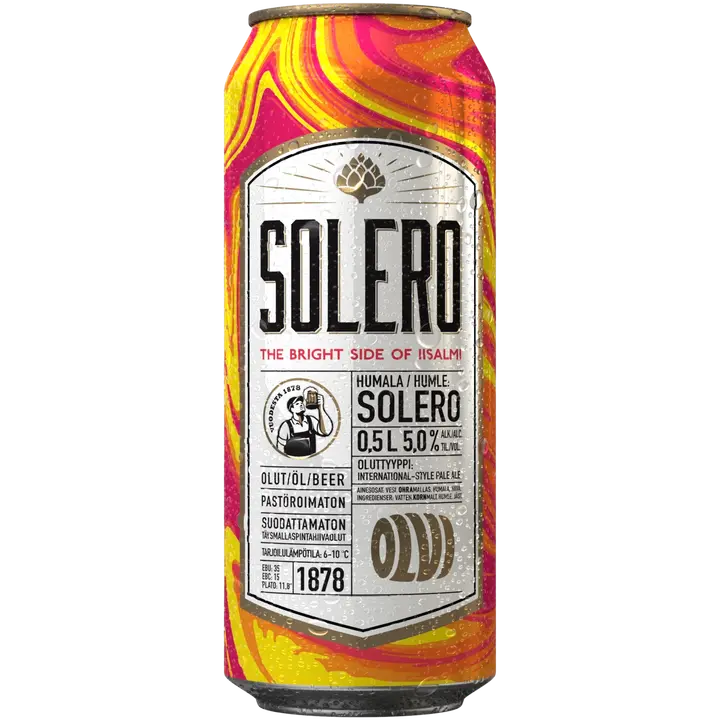 OLVI Solero Pale Ale 5,0 % 0,5 l tlk