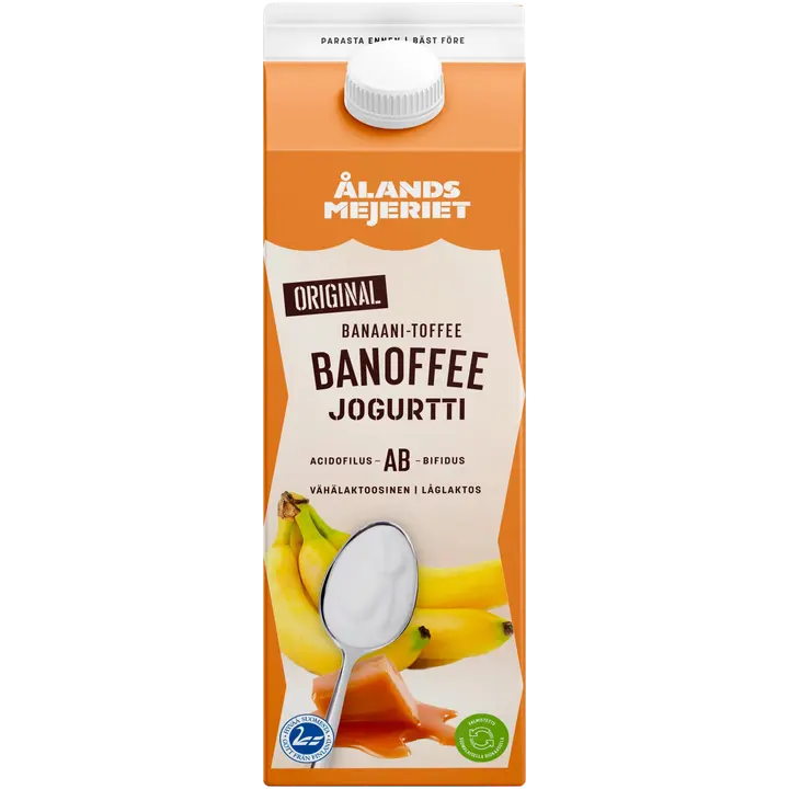 Ålandsmejeriet Banoffeejogurtti 1kg