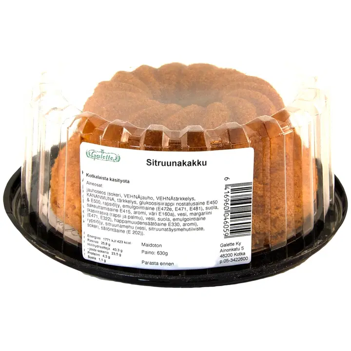Galette 630g Sitruunakakku kahvikakku