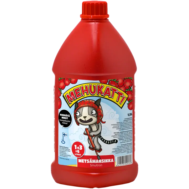 Mehukatti metsmaasika mahlajoogi kontsentraat 1,5 L 1+3