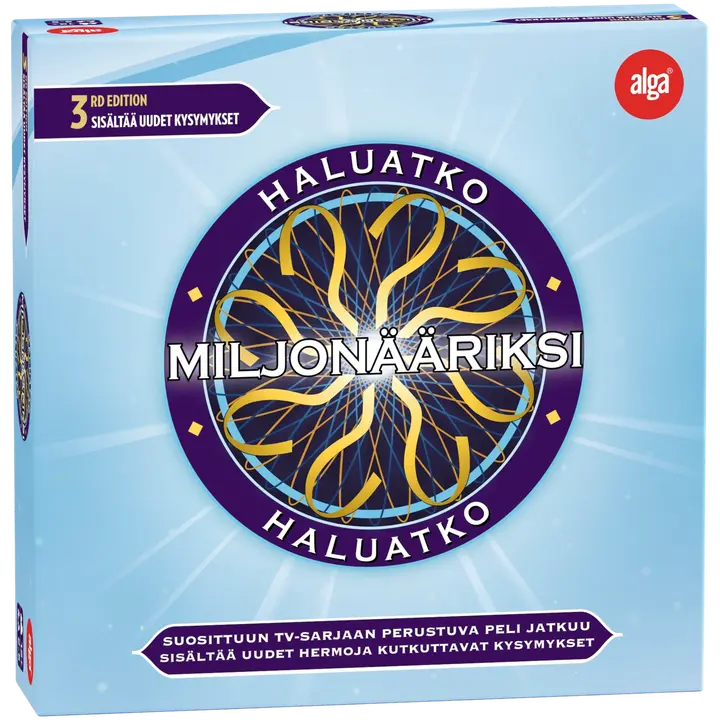 Alga lautapeli Haluatko Miljonääriksi 3rd edition