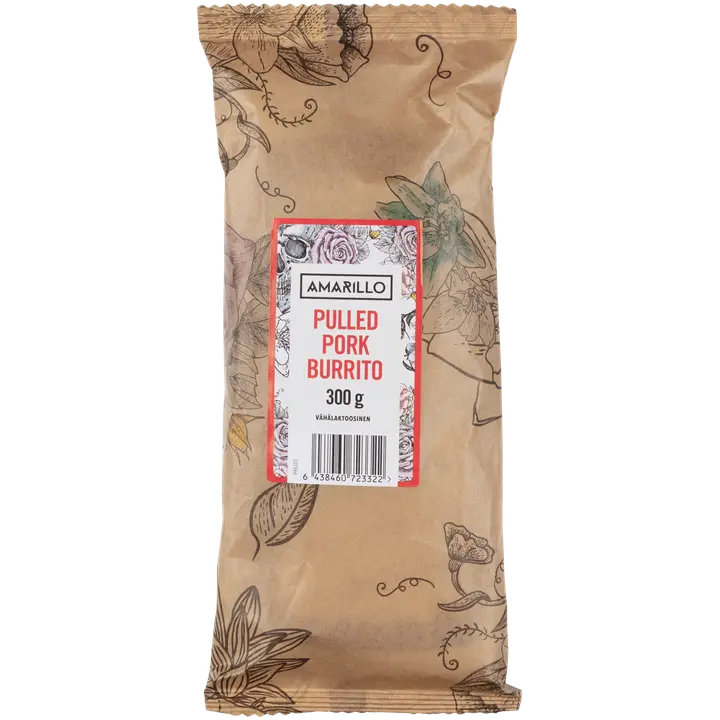 Amarillo Pulled pork burrito 300g