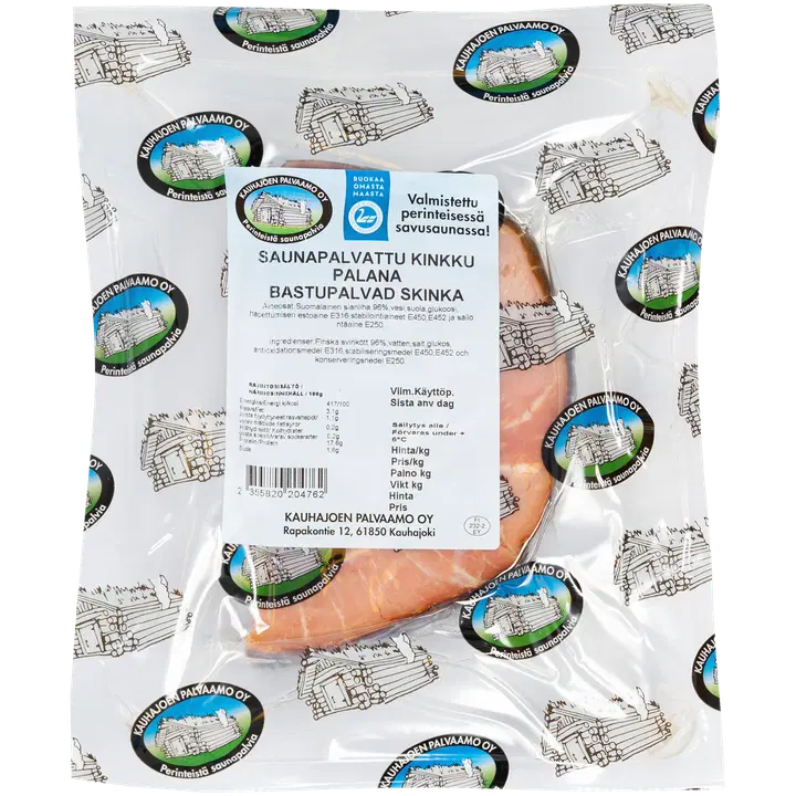 Kauhajoen Palvaamon Saunapalvikinkku Palana n.350g